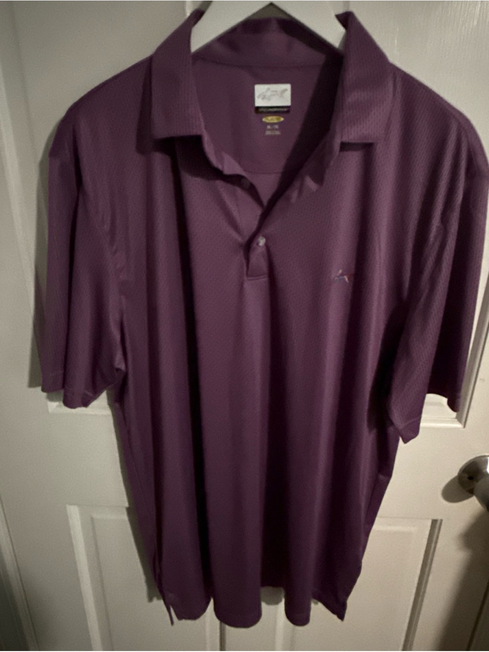 Greg Norman Collection Purple Performance Polo